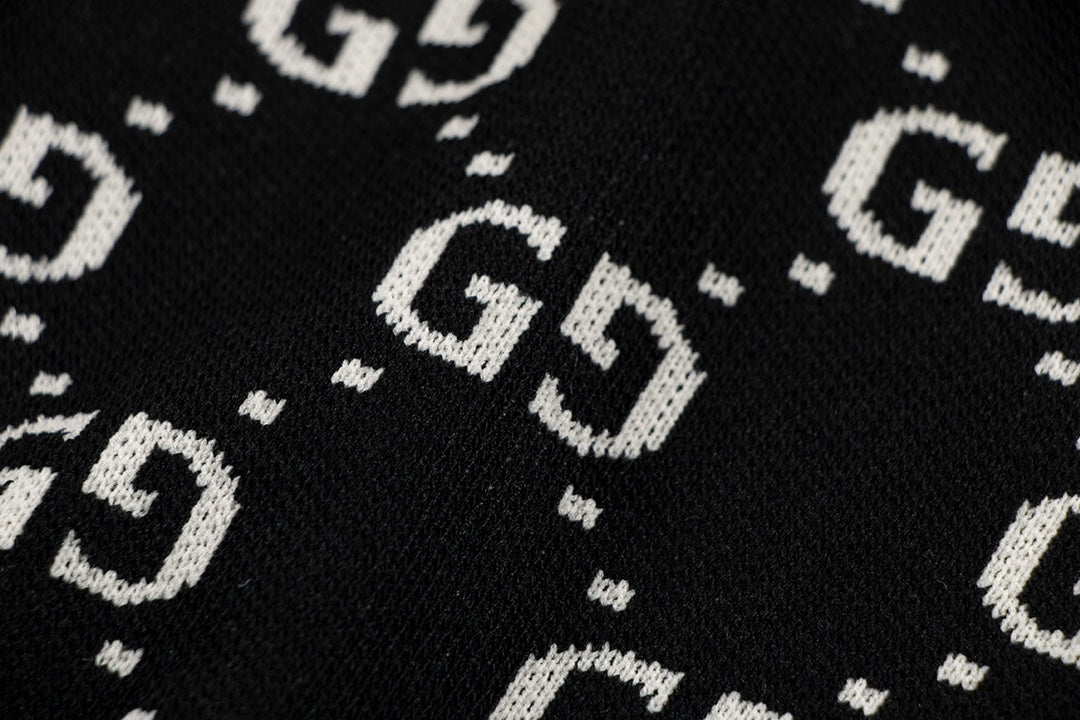 250408 New high-quality jacquard fabric knitted POLO shirt