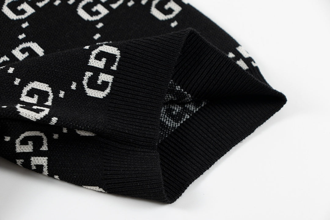 250408 New high-quality jacquard fabric knitted POLO shirt