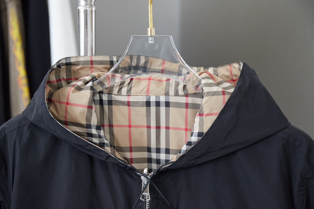250408 New high-quality double-sided checkered jacket