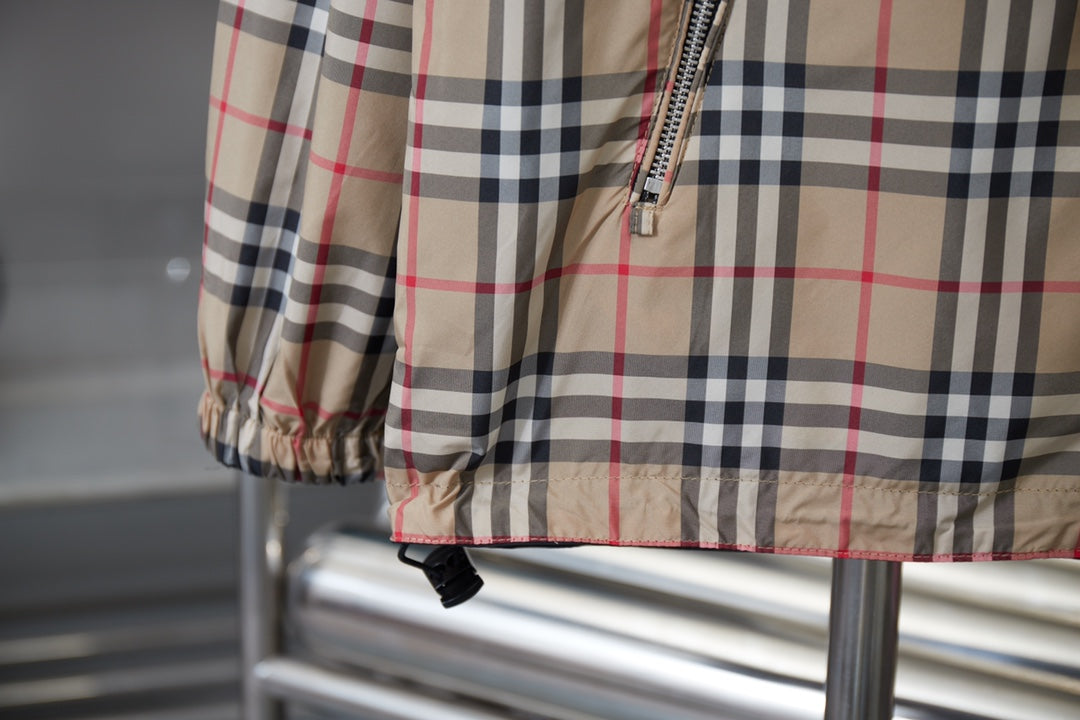 250408 New high-quality double-sided checkered jacket