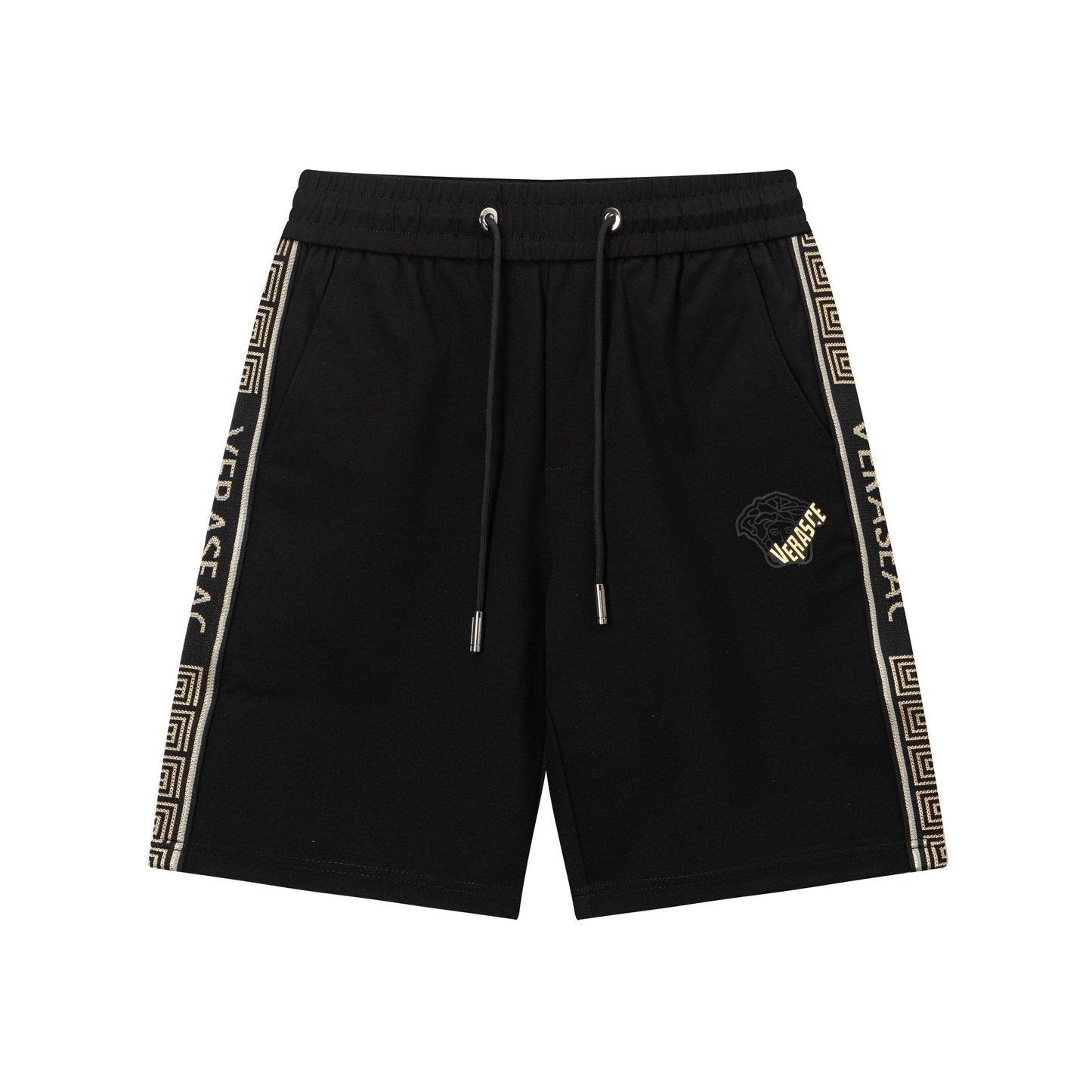 250408 New high-quality webbing patchwork embroidered shorts