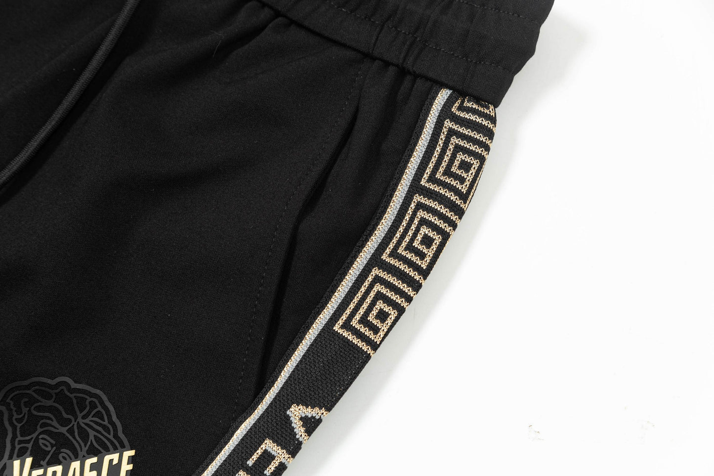 250408 New high-quality webbing patchwork embroidered shorts