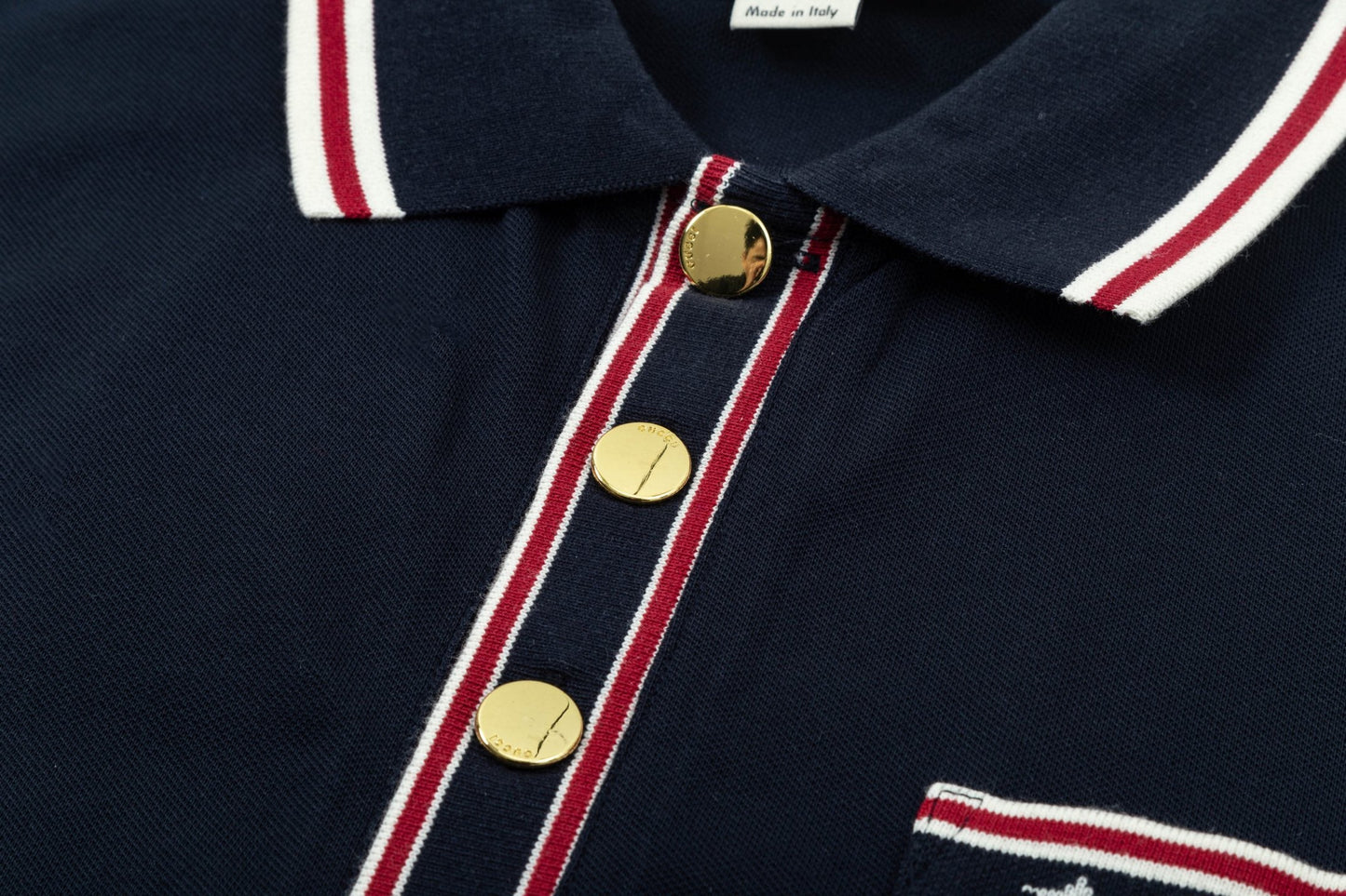 250408 New high-quality letter webbing with a color-matched collar POLO