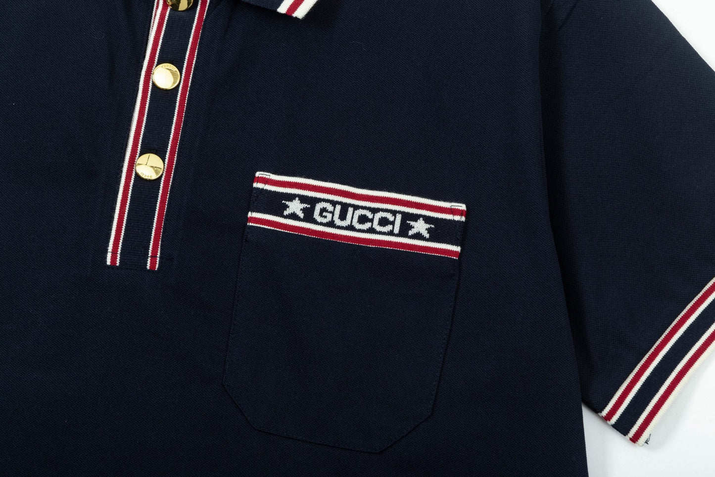 250408 New high-quality letter webbing with a color-matched collar POLO