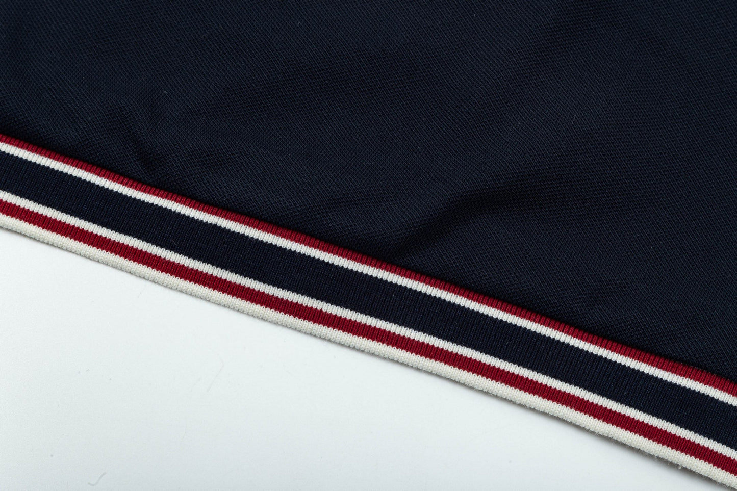 250408 New high-quality letter webbing with a color-matched collar POLO