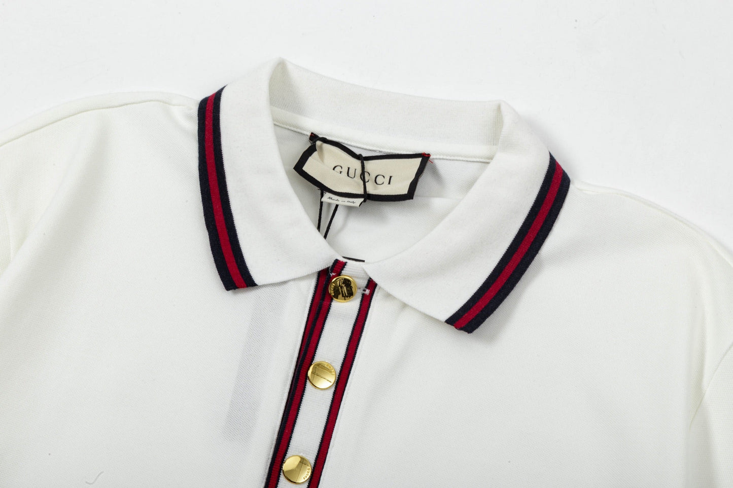 250408 New high-quality letter webbing with a color-matched collar POLO