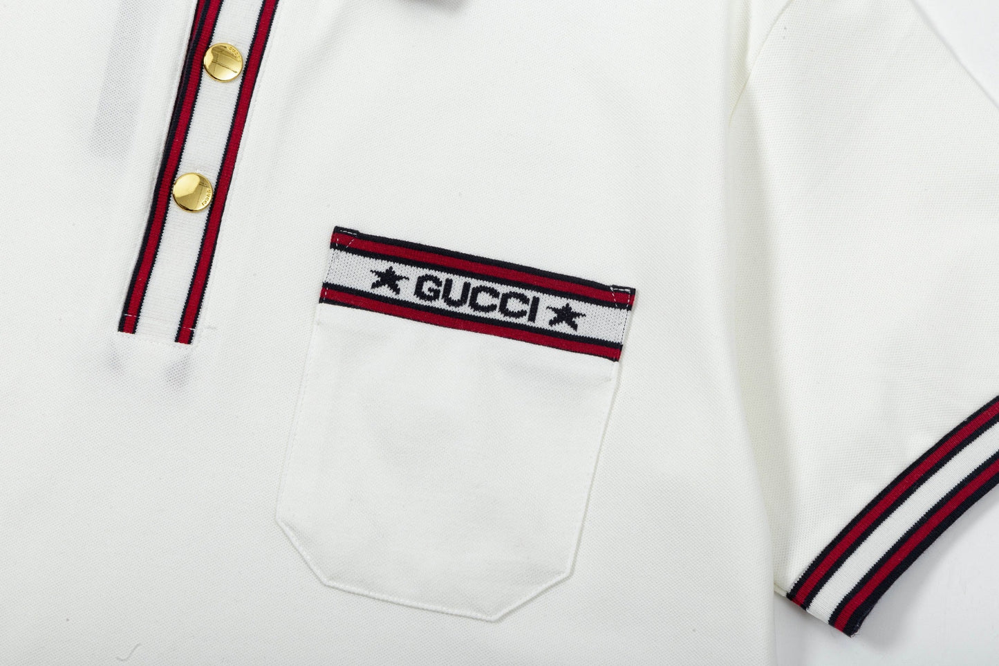 250408 New high-quality letter webbing with a color-matched collar POLO