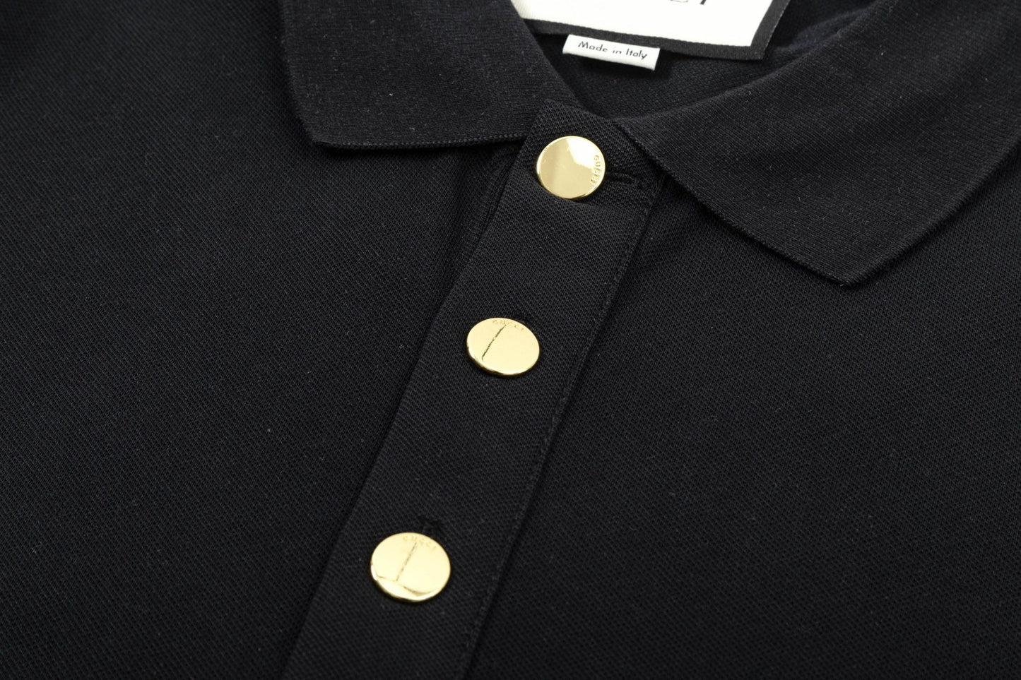 250408 New high-quality letter webbing POLO shirt