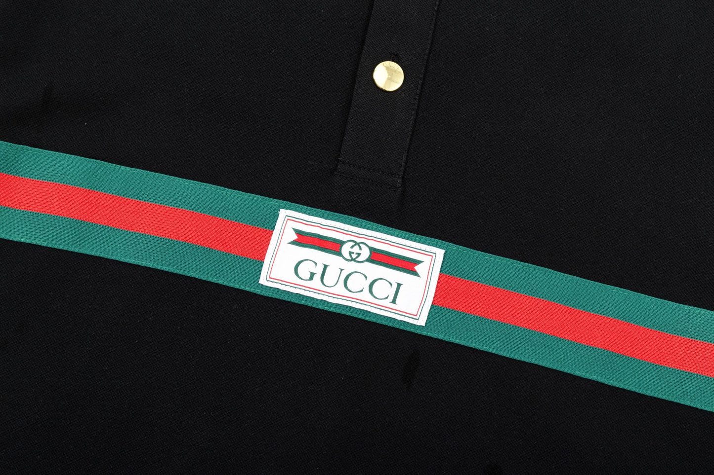 250408 New high-quality letter webbing POLO shirt