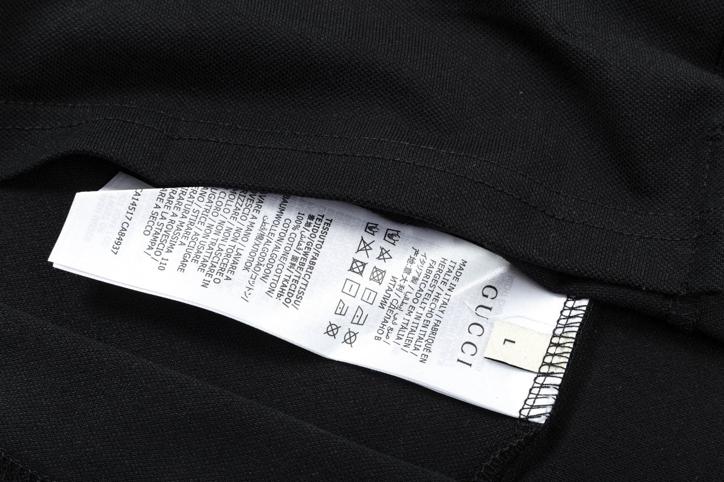 250408 New high-quality letter webbing POLO shirt