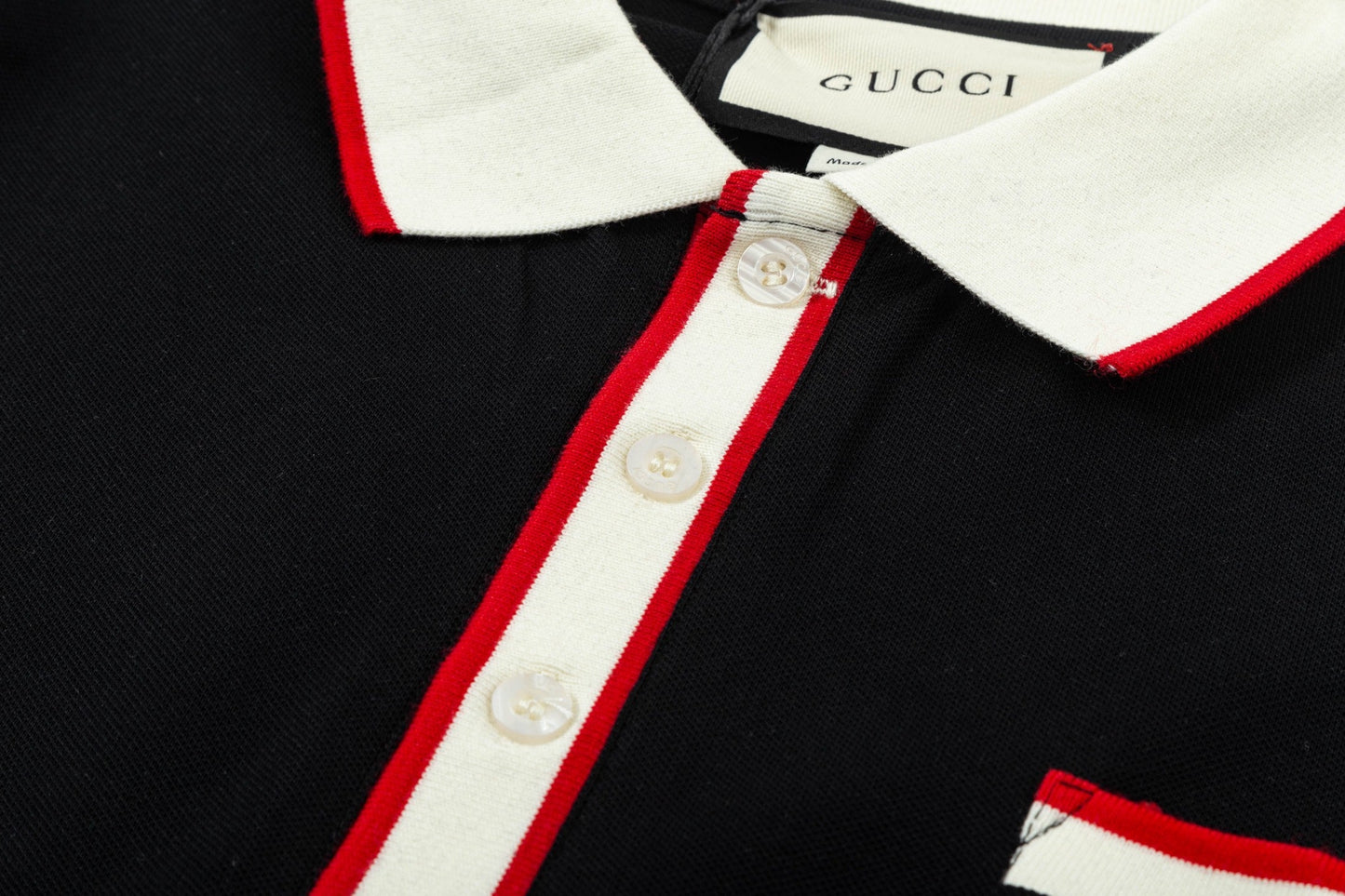 250408 New high-quality letter webbing with a color-matched collar POLO