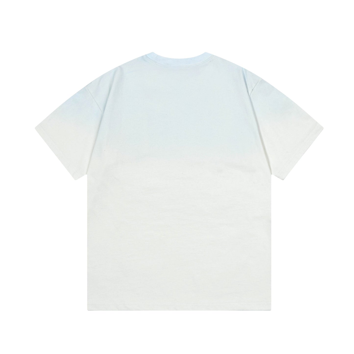 250408 New high-quality pocket letter hand-sprayed T-shirt