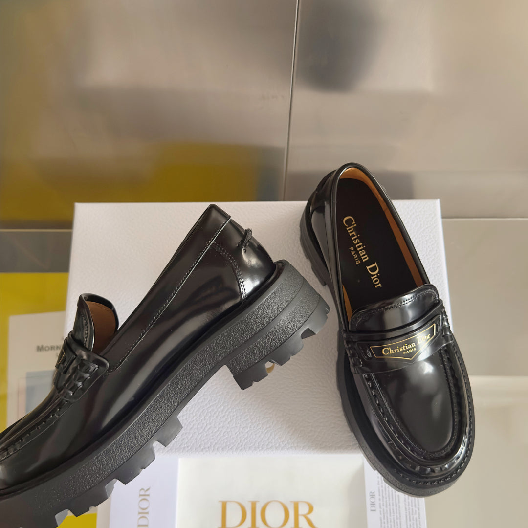 250501 New high-end, simple and fashionable loafers for girls