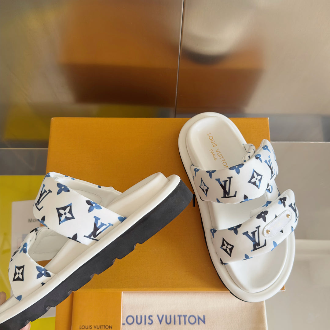 250513 New high-quality thick-soled Velcro slippers