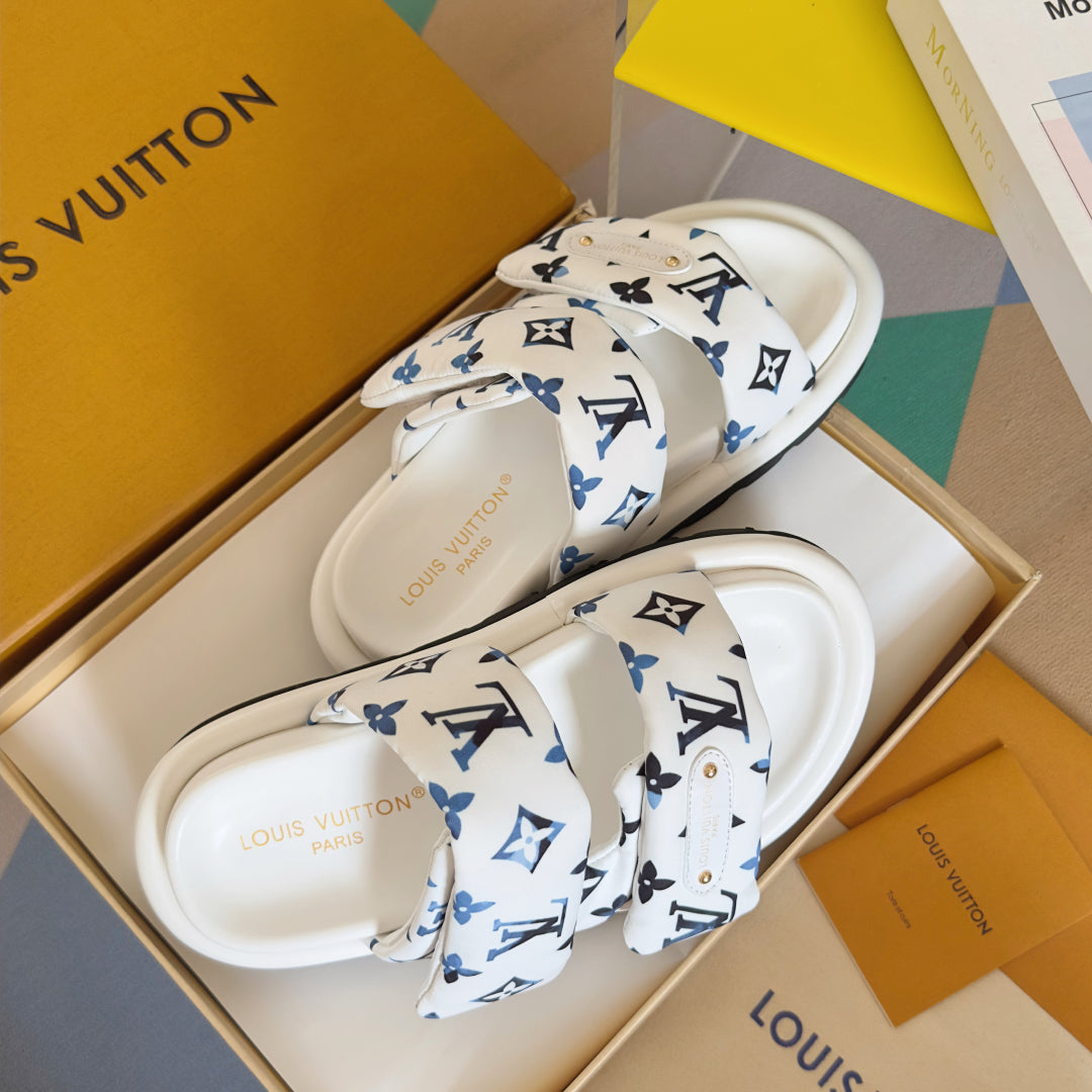 250513 New high-quality thick-soled Velcro slippers