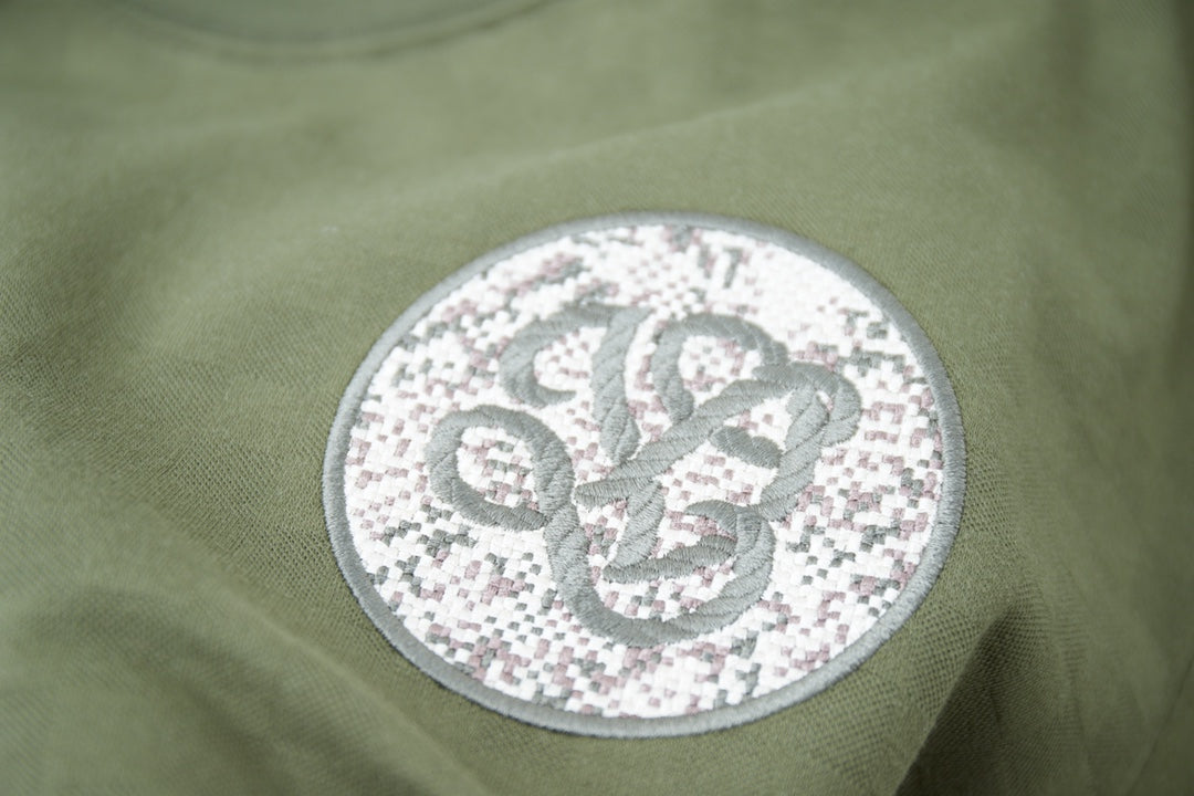 250513 New checkered jacquard embroidered T-shirt