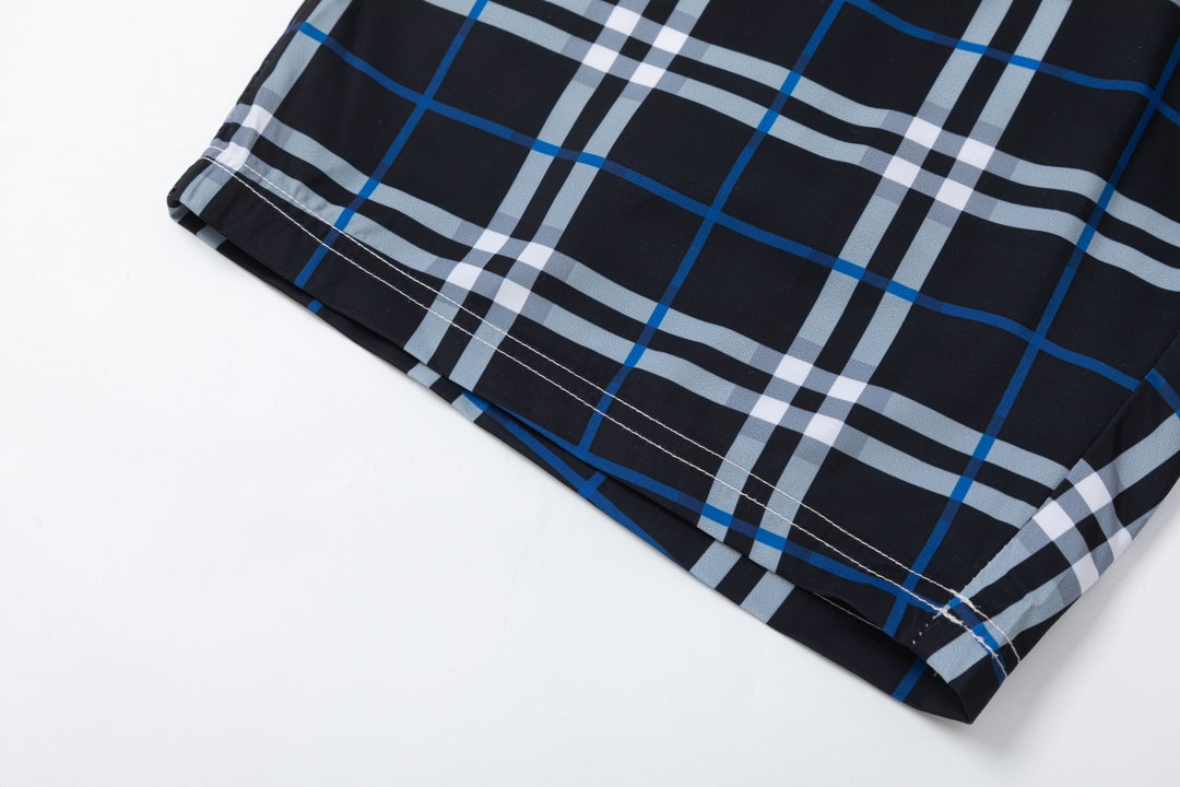 250520 New classic checked fashion shorts