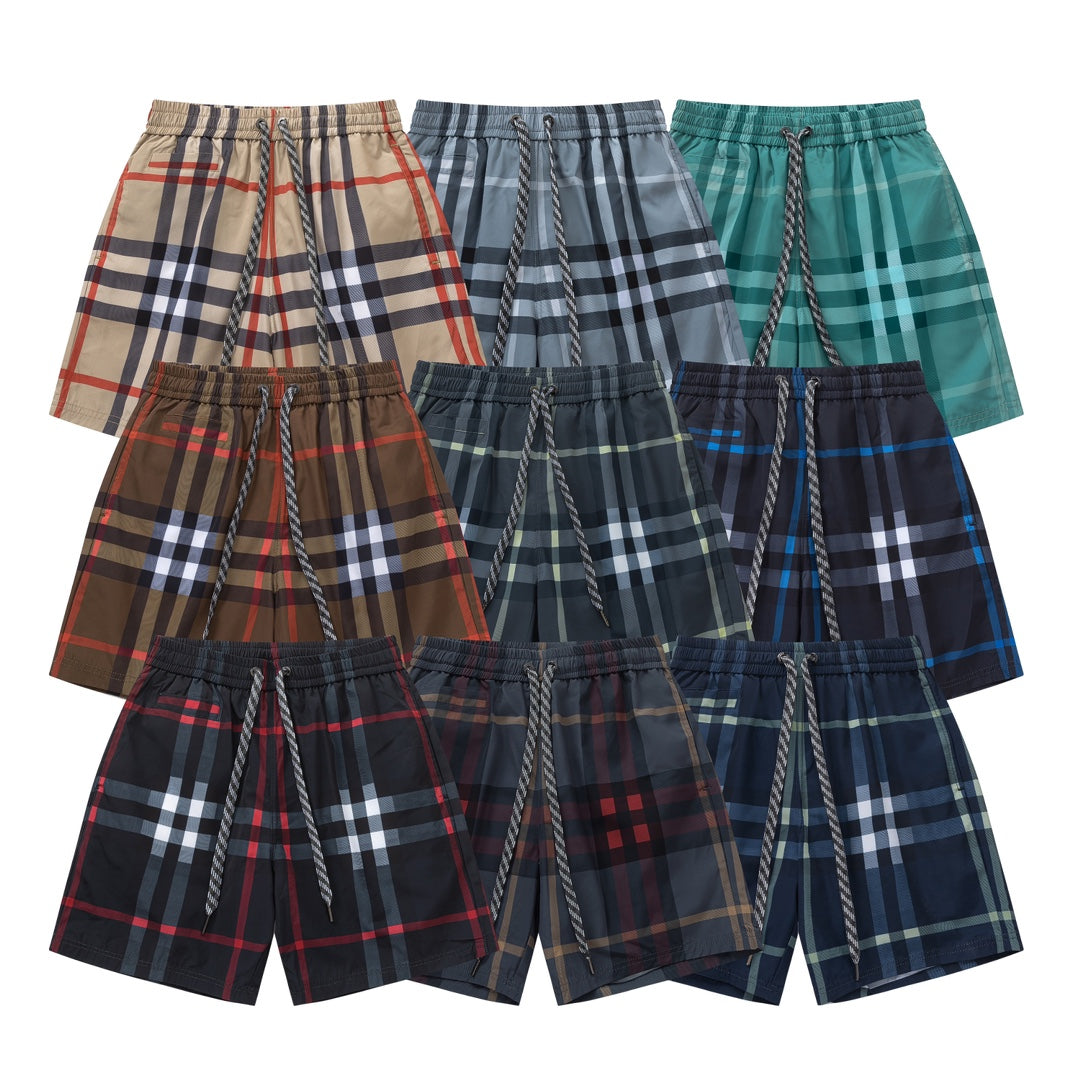 250520 New classic checked fashion shorts