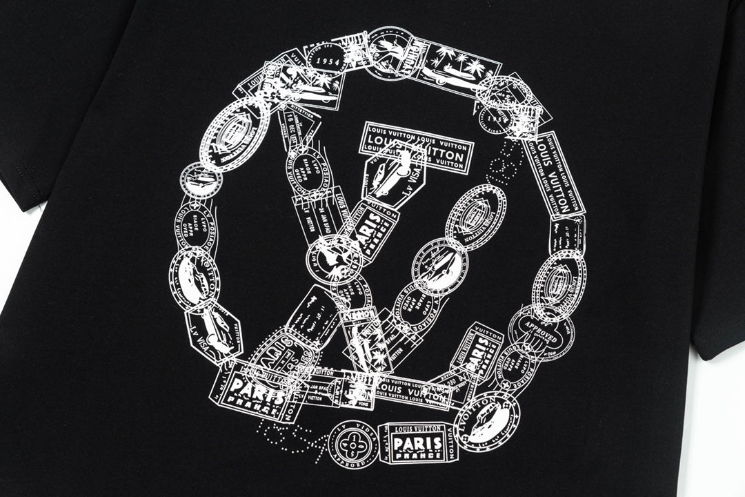 250520 New chain print T-shirt