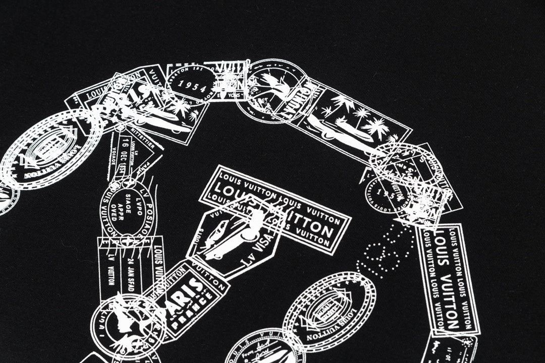 250520 New chain print T-shirt