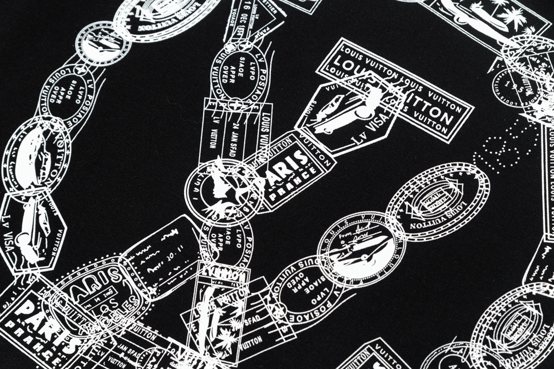 250520 New chain print T-shirt