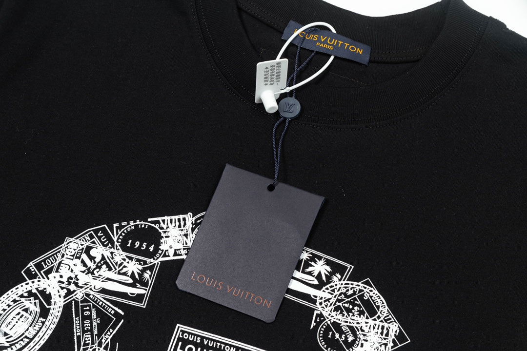 250520 New chain print T-shirt