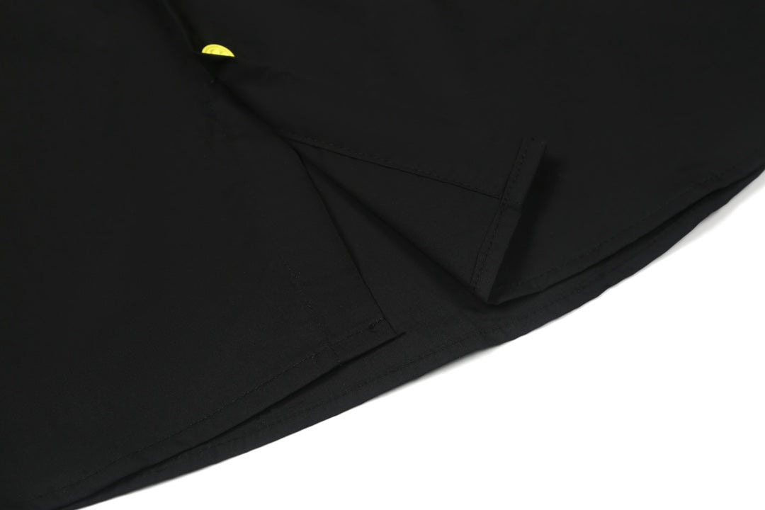 250520 New flower-cut patterned color-blocking encrypted satin shirt