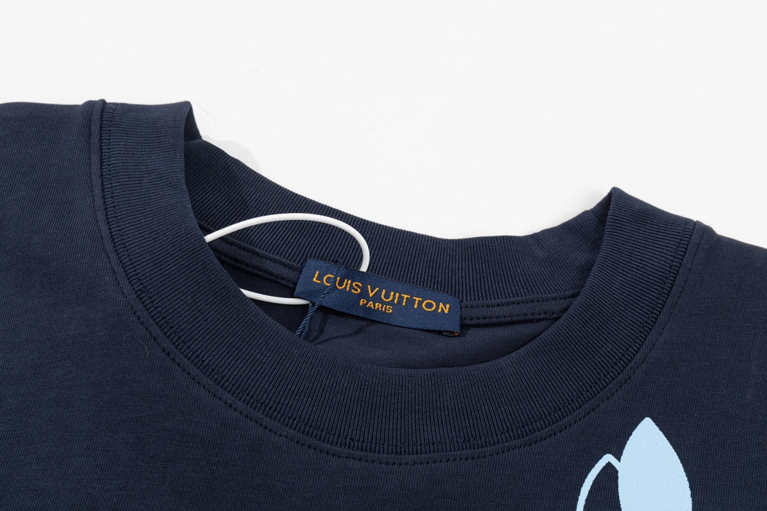 250520 New high-quality full-print patterned back printed T-shirt