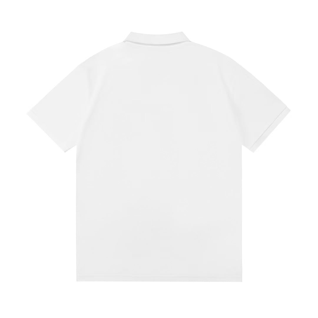 250520 New custom leather stamp letter T-shirt