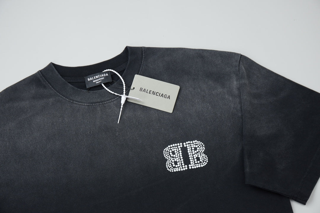 250520 New pearl hot diamond process T-shirt