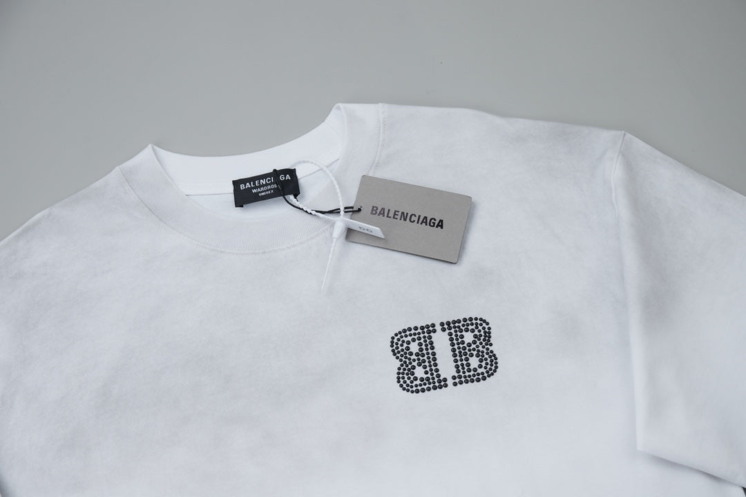 250520 New pearl hot diamond process T-shirt