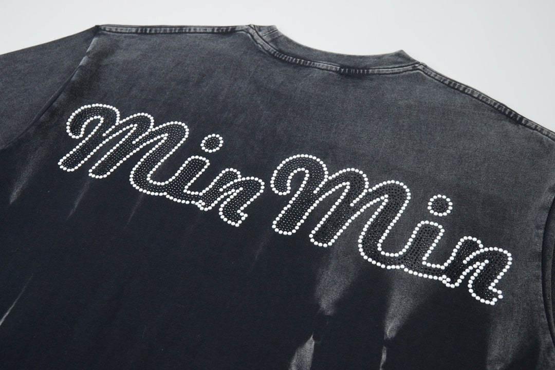 250520 New pearl hot diamond process T-shirt