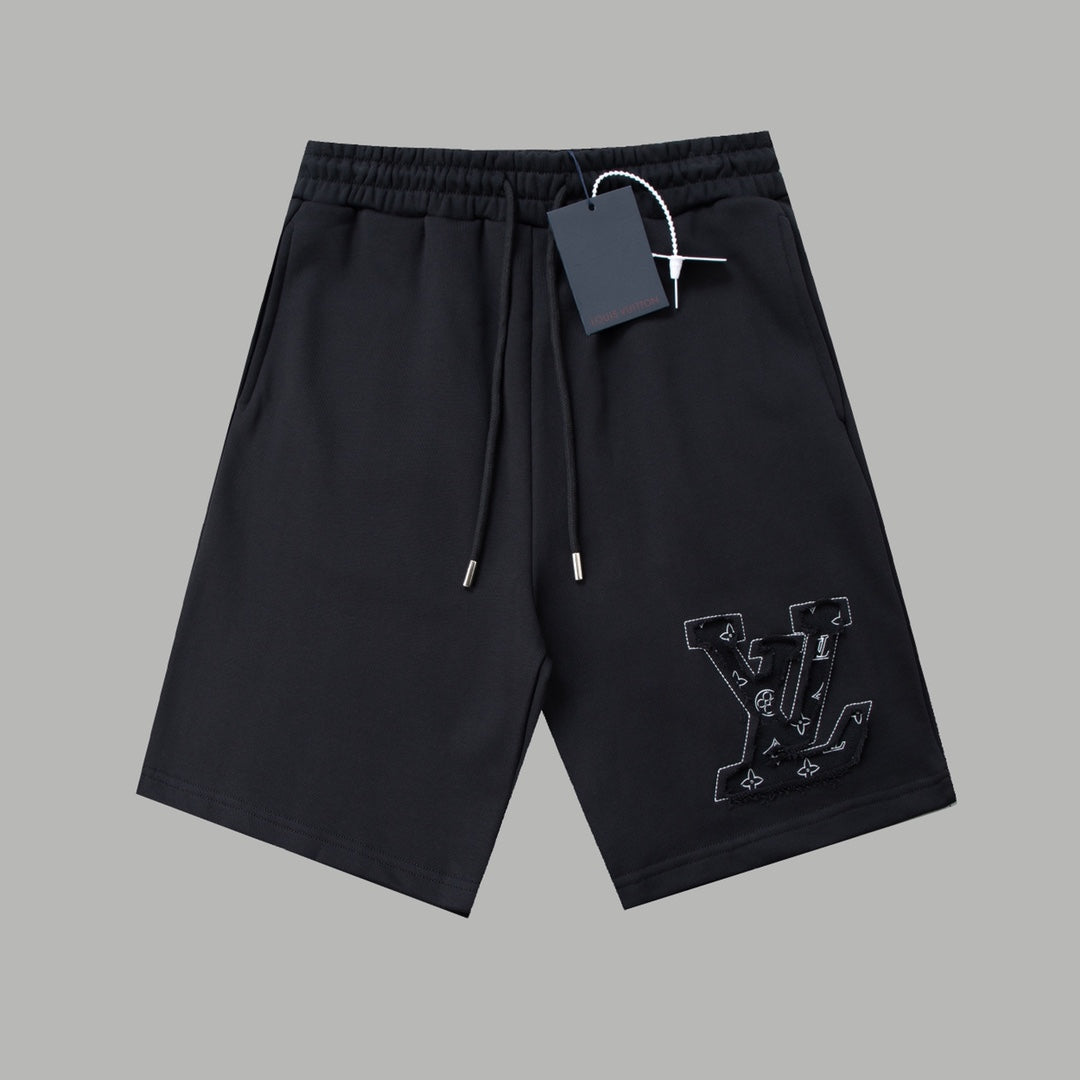 250520 New high-quality custom-made floral applioned shorts