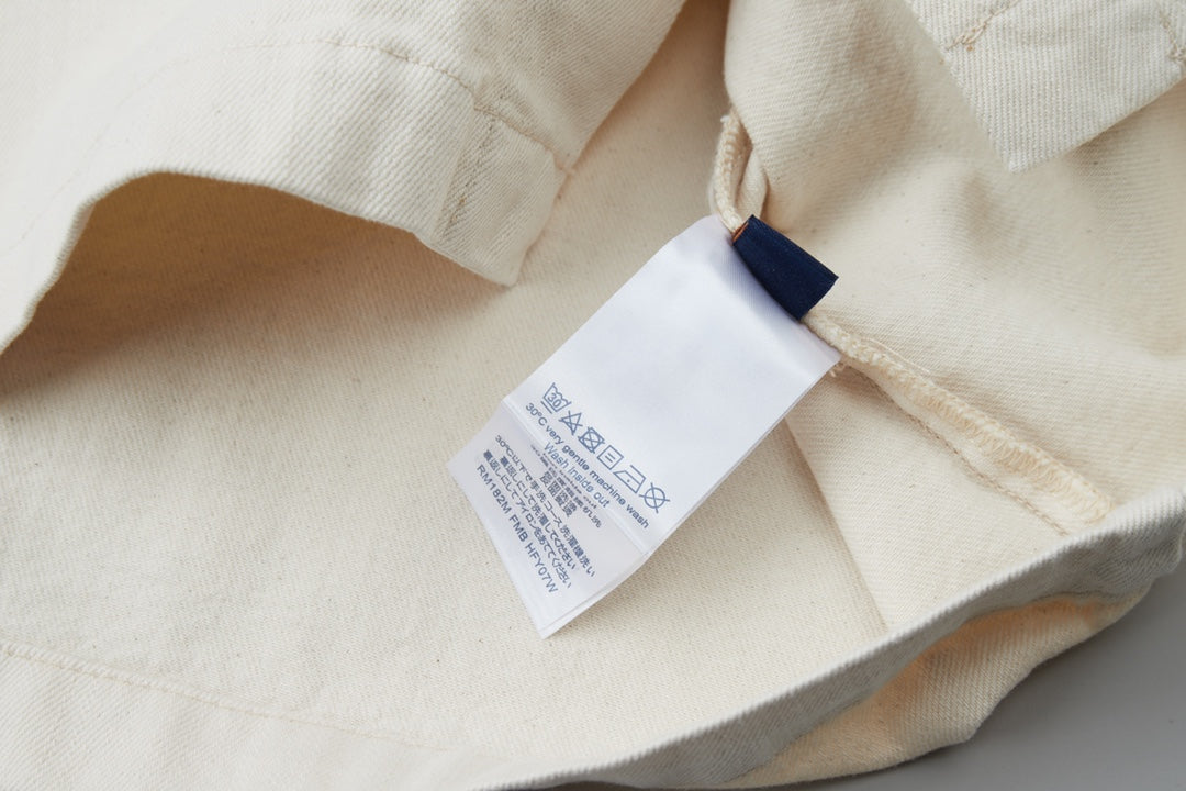 250527 New back flocking Earth denim waistcoat shirt