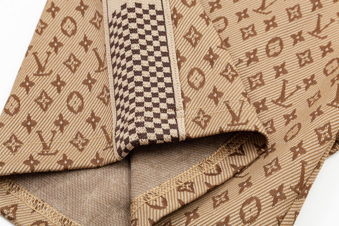 250527 New full-print webbing patterned shorts