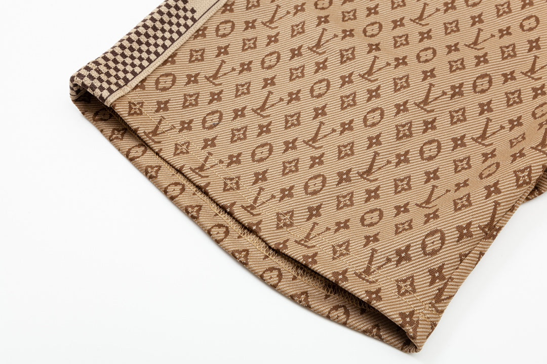 250527 New full-print webbing patterned shorts