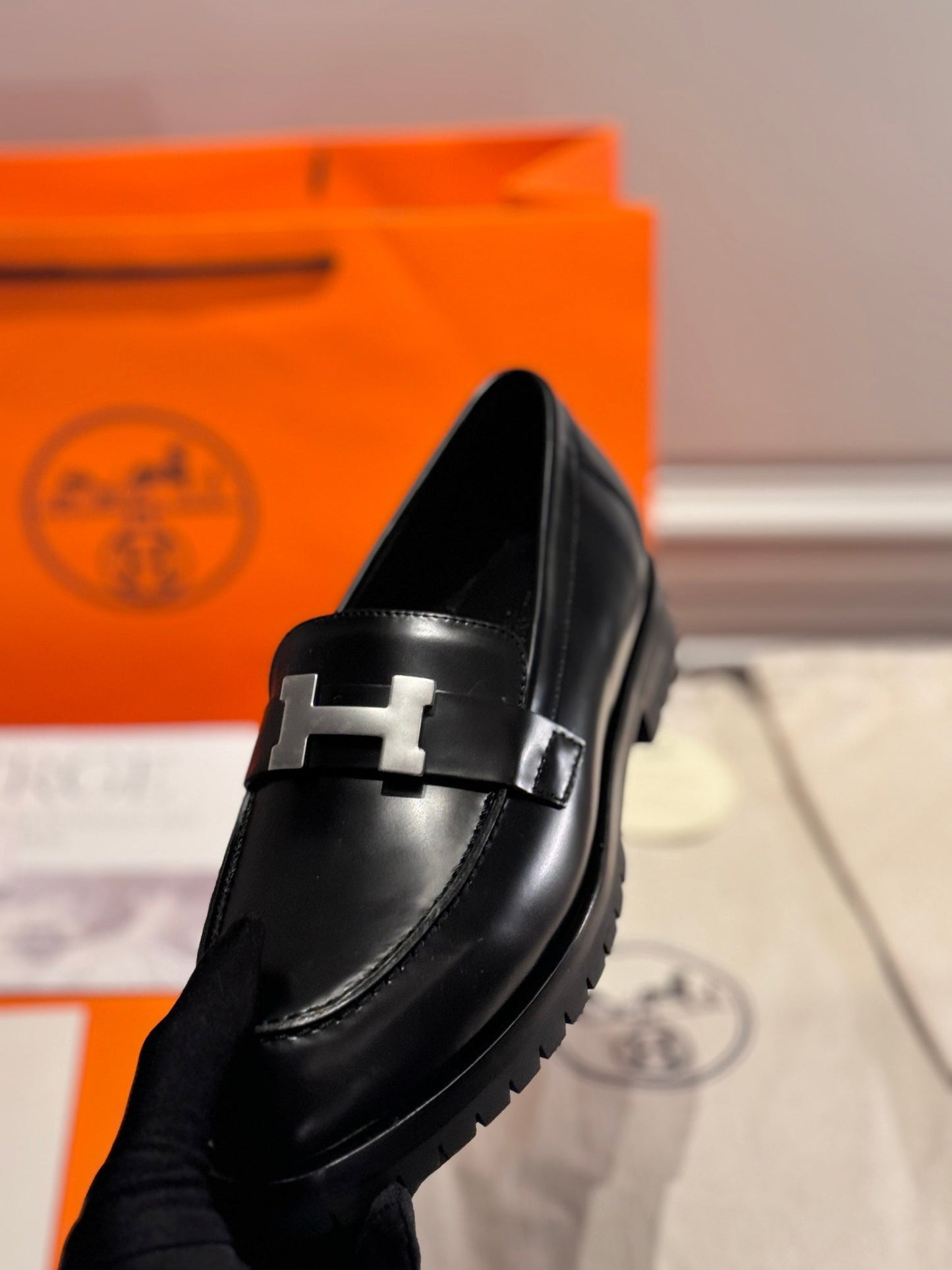 250527 New high-quality classic retro thick-soled loafers