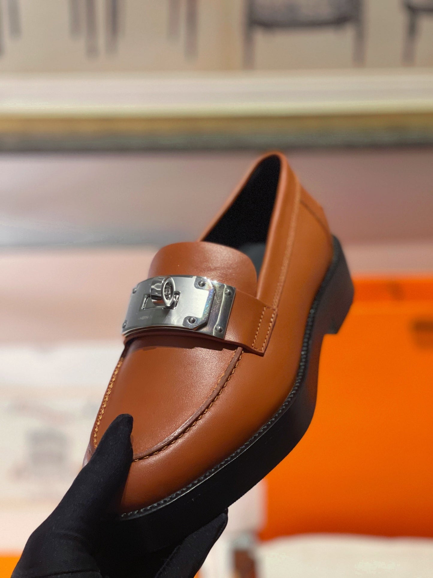 250527 New high-quality classic retro thick-soled loafers