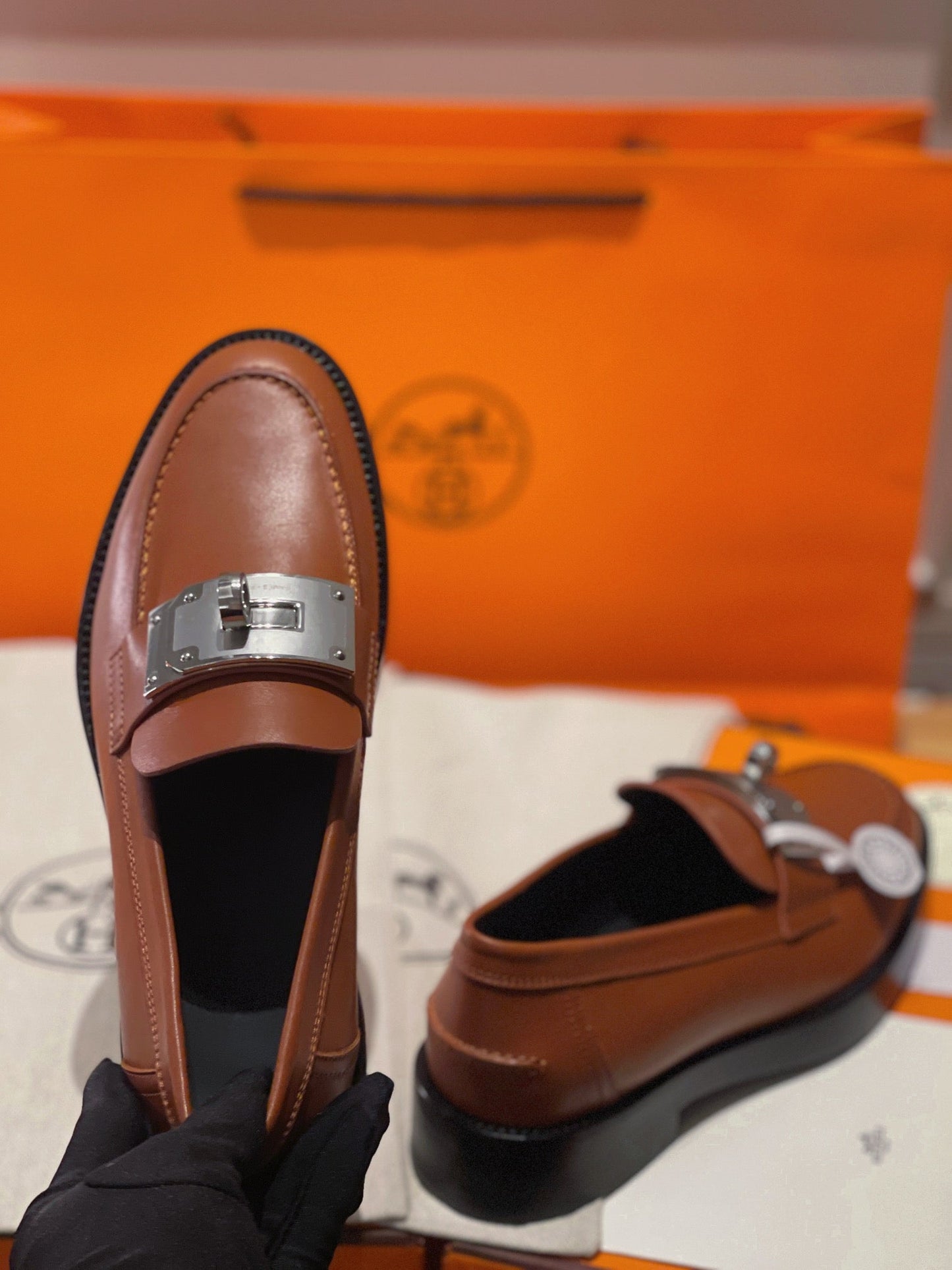 250527 New high-quality classic retro thick-soled loafers