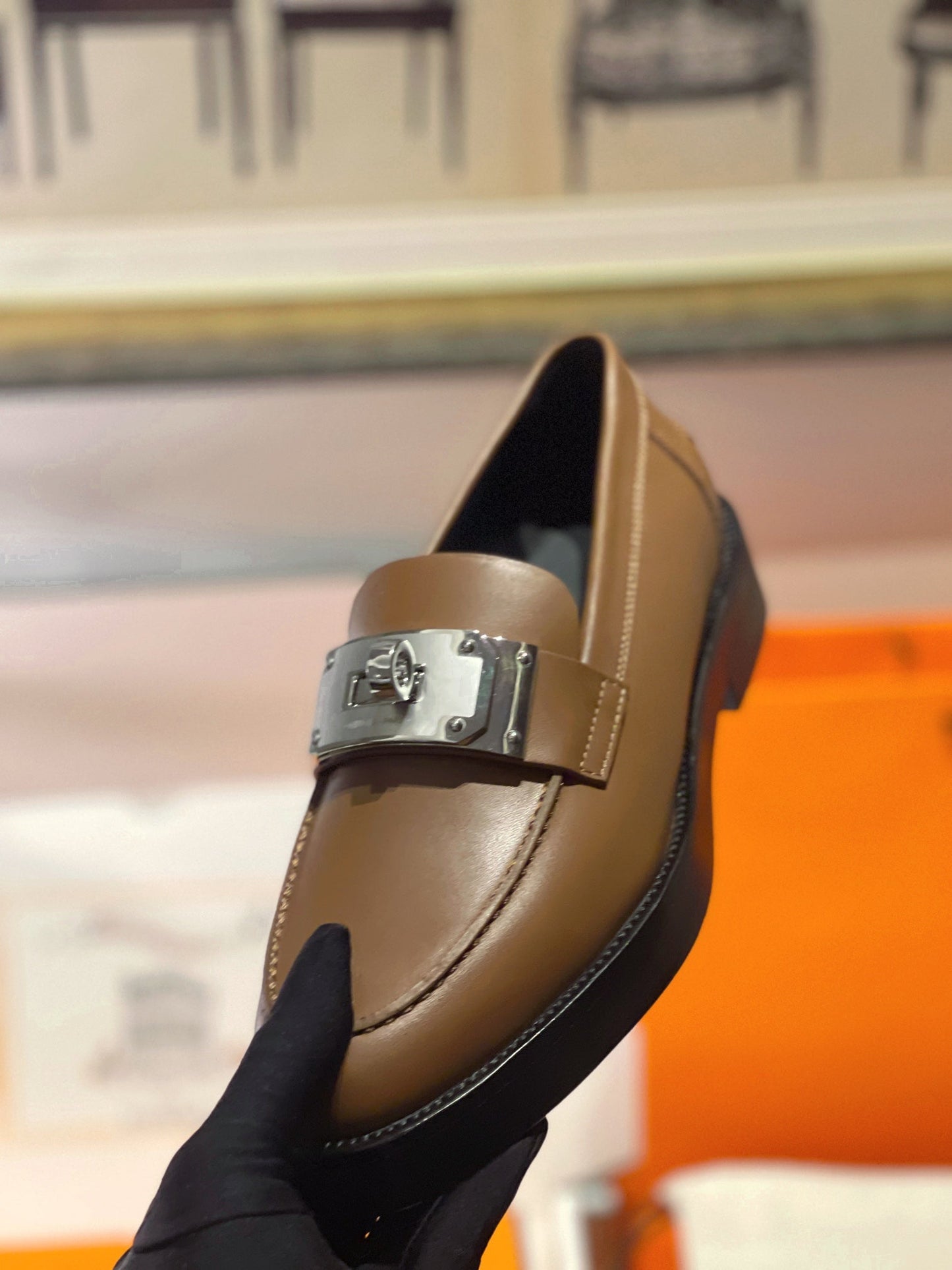250527 New high-quality classic retro thick-soled loafers