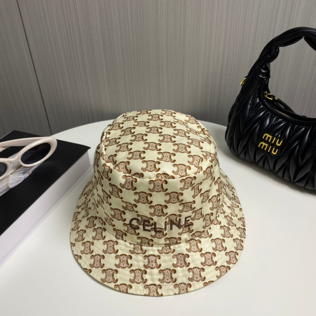 250527 New simple full-print fisherman's hat