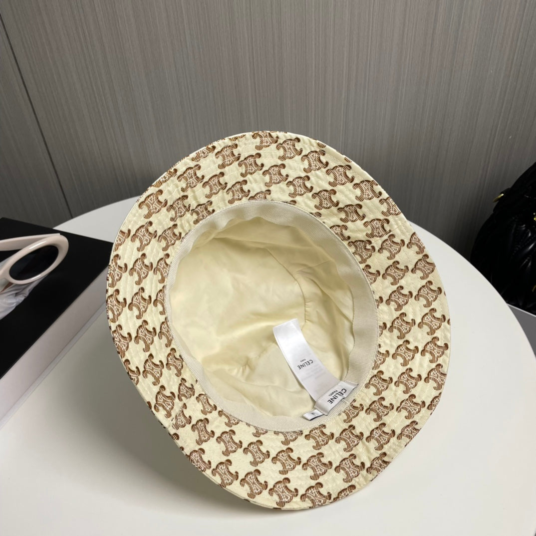 250527 New simple full-print fisherman's hat