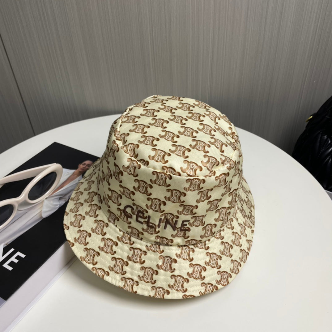 250527 New simple full-print fisherman's hat