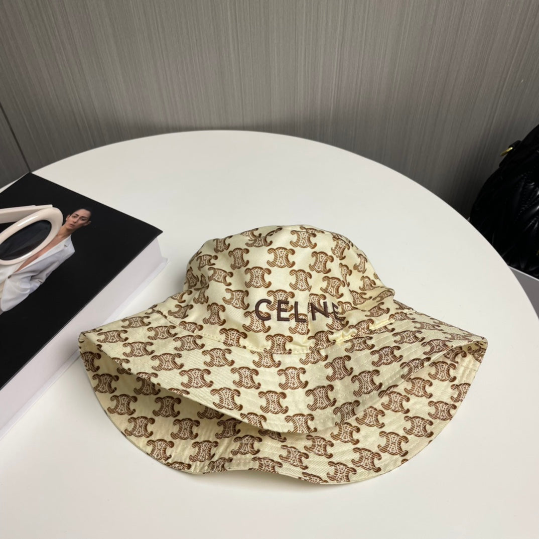250527 New simple full-print fisherman's hat