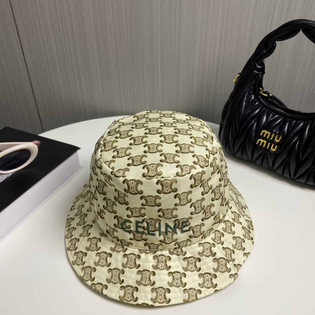 250527 New simple full-print fisherman's hat