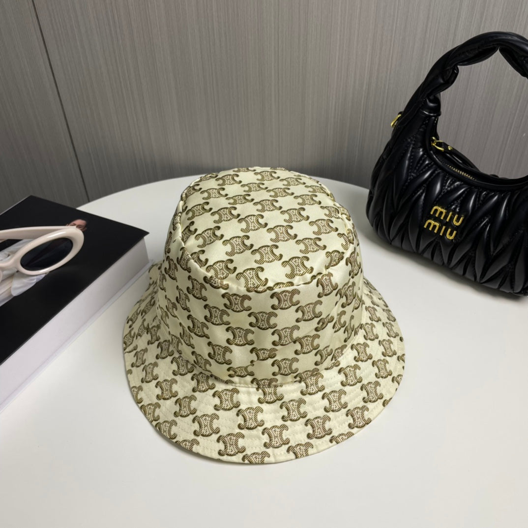 250527 New simple full-print fisherman's hat