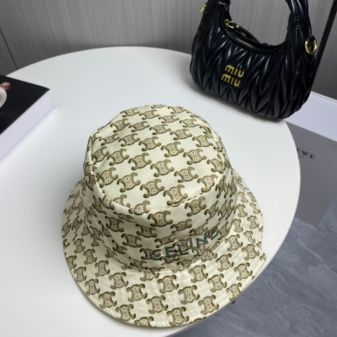 250527 New simple full-print fisherman's hat