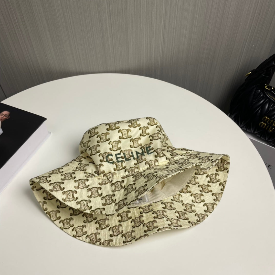 250527 New simple full-print fisherman's hat