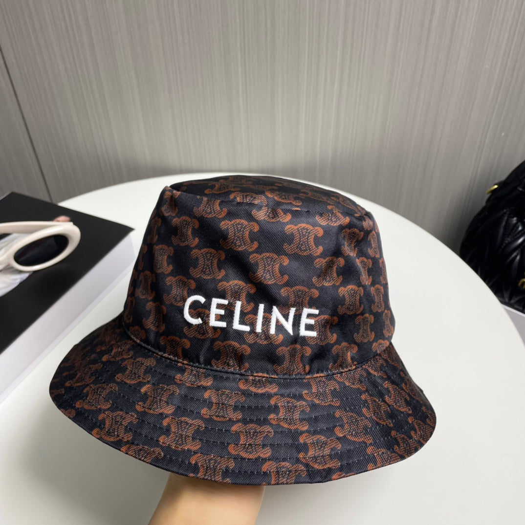 250527 New simple full-print fisherman's hat
