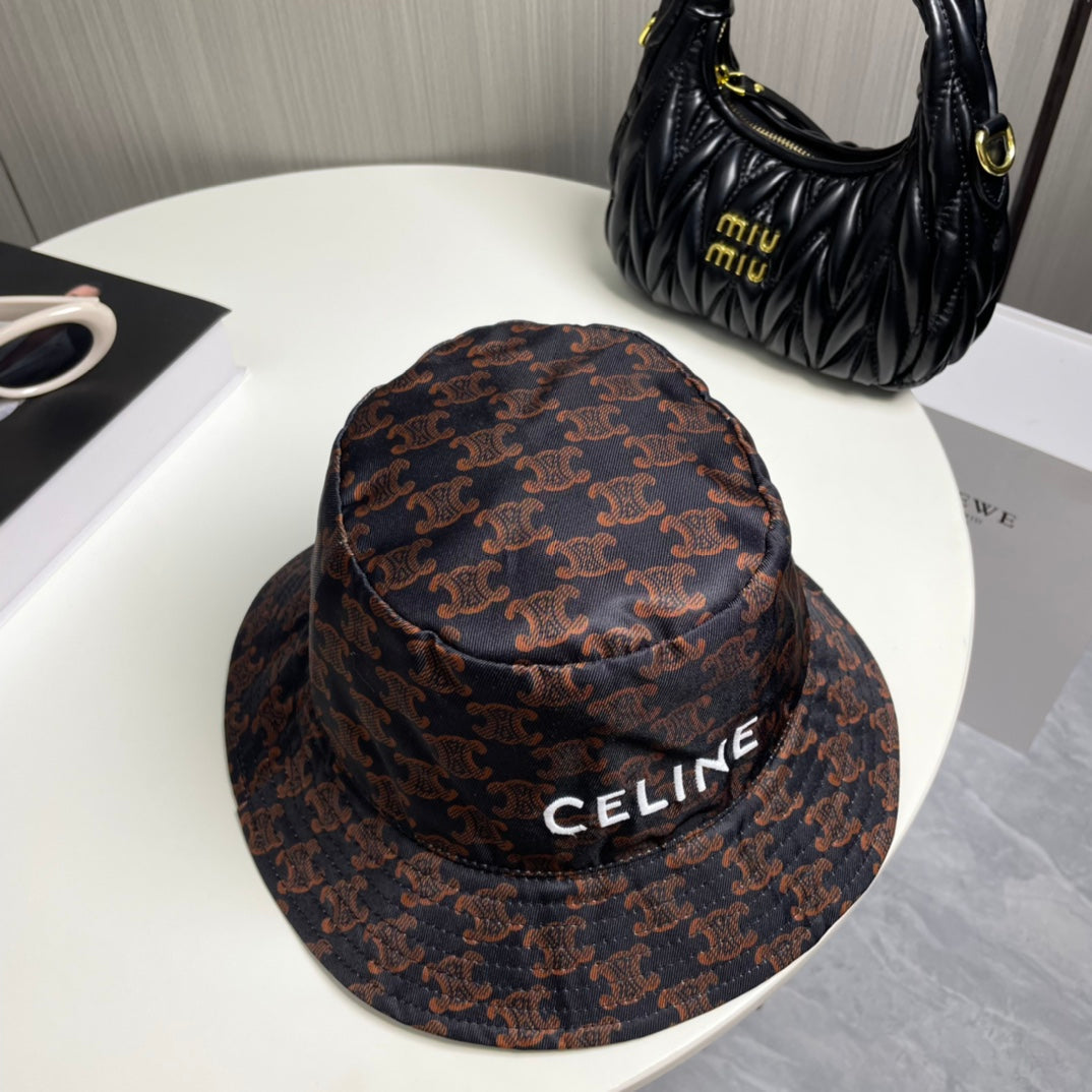 250527 New simple full-print fisherman's hat